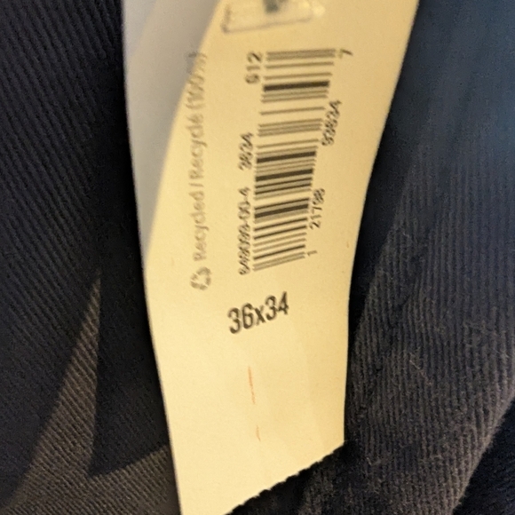 Cotton slim fit chino pants from Old Navy. Navy blue NWT 36/34 - Picture 2 of 11